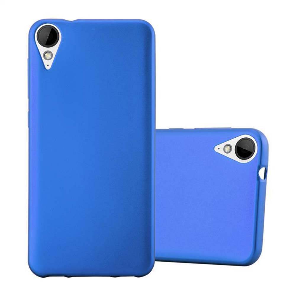 Cadorabo Schutzhülle für HTC Desire 10 LIFESTYLE / Desire 825 Hülle in Blau Handyhülle TPU Silikon Etui Cover Case