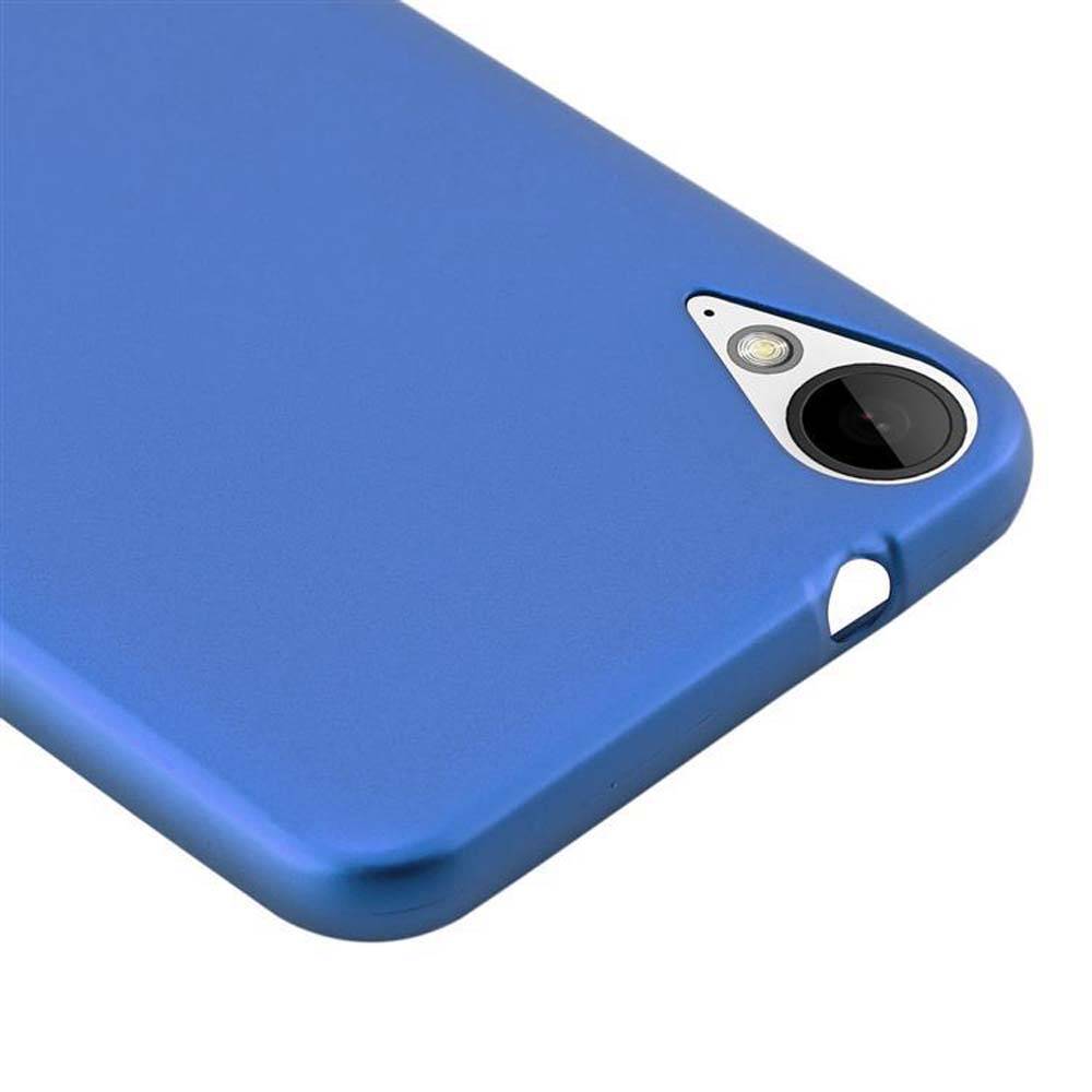 Cadorabo Schutzhülle für HTC Desire 10 LIFESTYLE / Desire 825 Hülle in Blau Handyhülle TPU Silikon Etui Cover Case