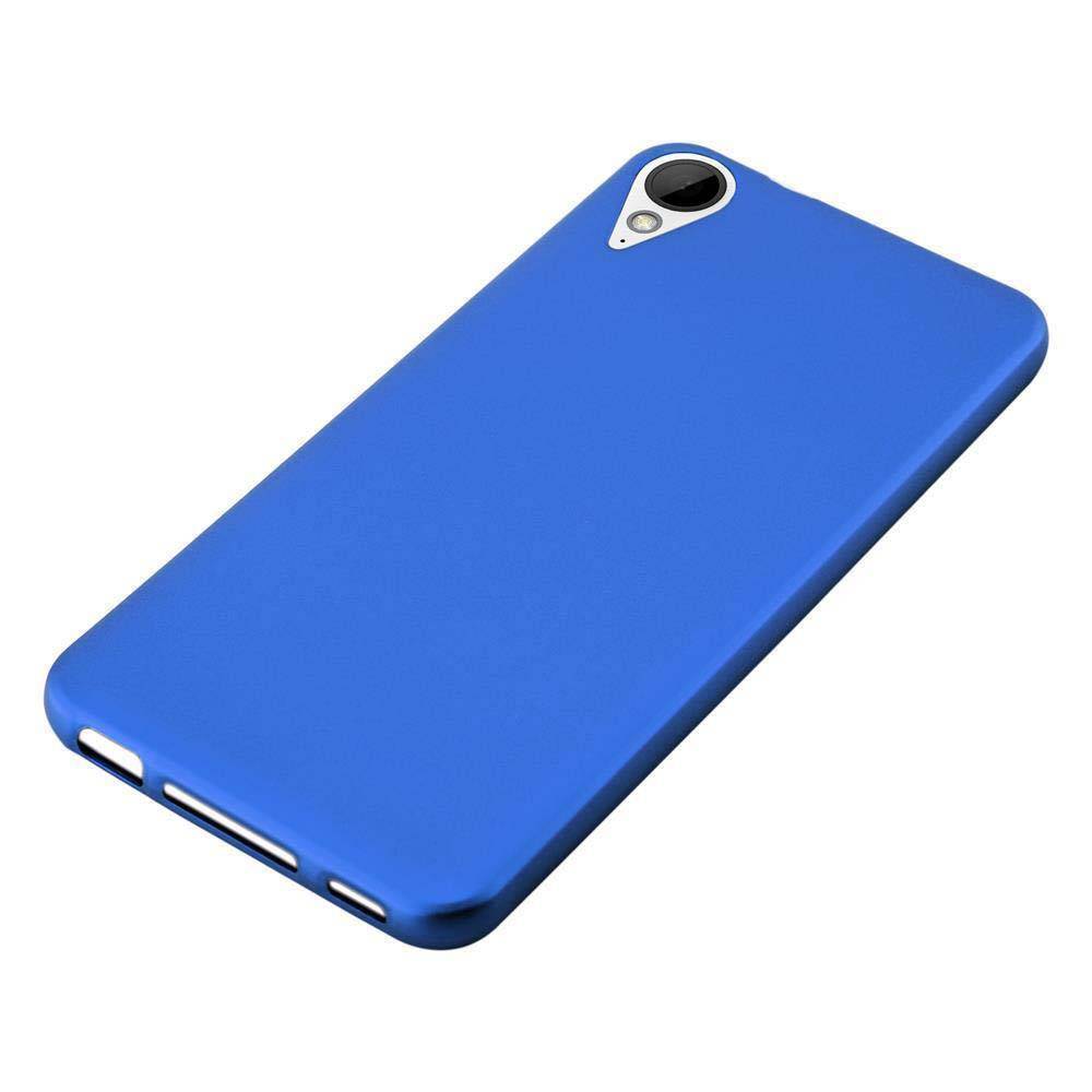 Cadorabo Schutzhülle für HTC Desire 10 LIFESTYLE / Desire 825 Hülle in Blau Handyhülle TPU Silikon Etui Cover Case