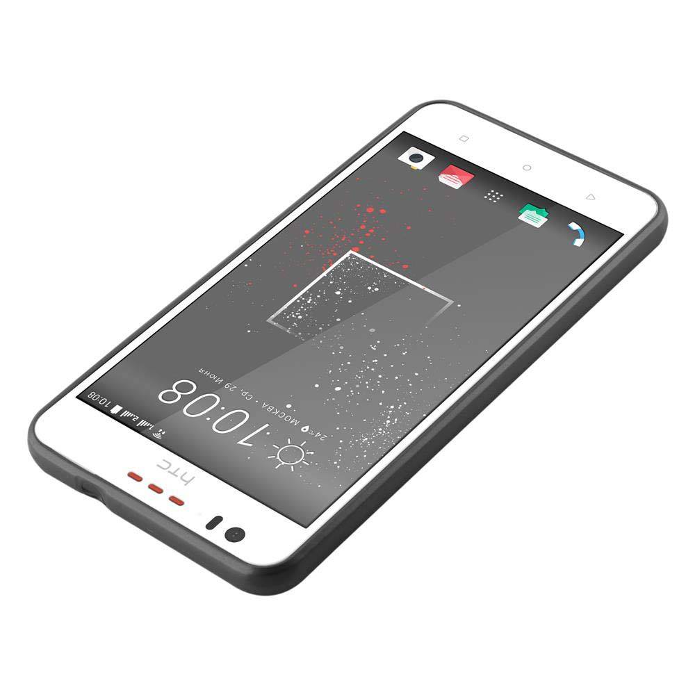 Cadorabo Schutzhülle für HTC Desire 10 LIFESTYLE / Desire 825 Hülle in Grau Handyhülle TPU Silikon Etui Cover Case