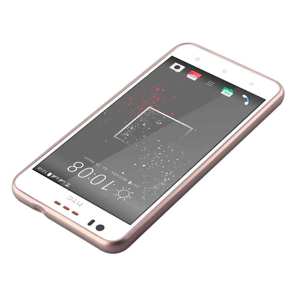 Cadorabo Schutzhülle für HTC Desire 10 LIFESTYLE / Desire 825 Hülle in Rosa Handyhülle TPU Silikon Etui Cover Case