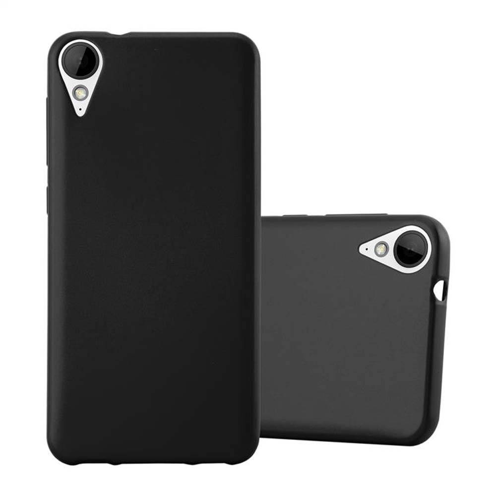 Cadorabo Schutzhülle für HTC Desire 10 LIFESTYLE / Desire 825 Hülle in Schwarz Handyhülle TPU Silikon Etui Cover Case