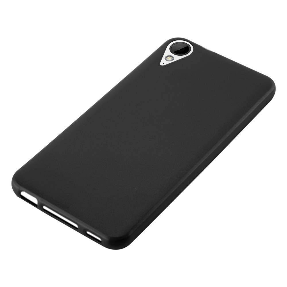 Cadorabo Schutzhülle für HTC Desire 10 LIFESTYLE / Desire 825 Hülle in Schwarz Handyhülle TPU Silikon Etui Cover Case