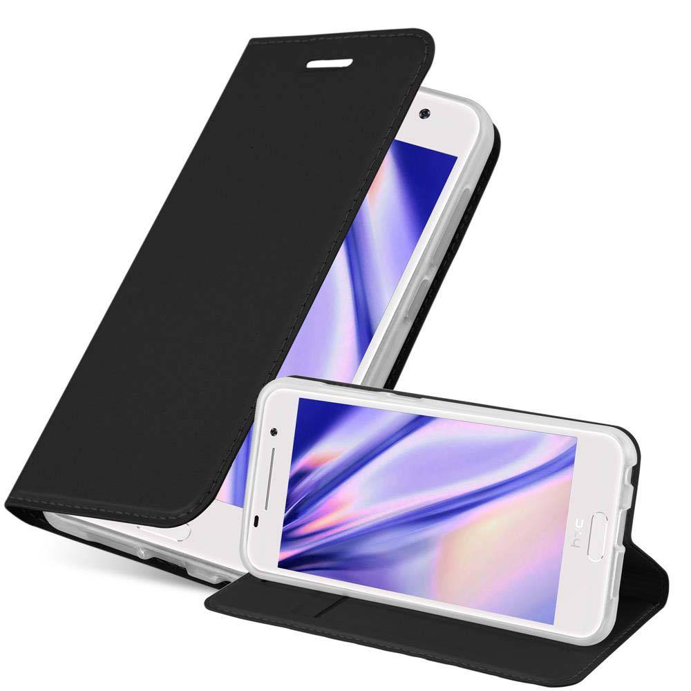 Cadorabo Handyhülle für HTC ONE A9 Schutz Hülle in Schwarz Cover Etui Book Case Booklet