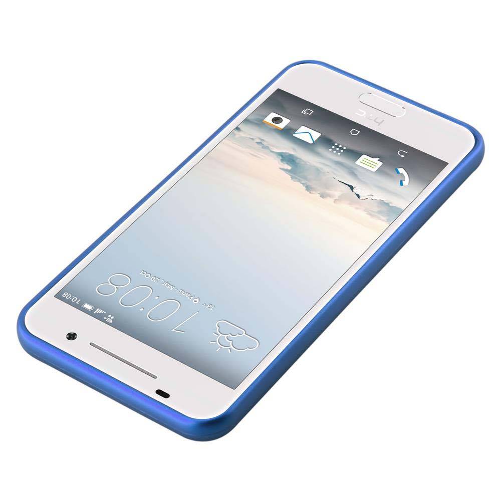 Cadorabo Schutzhülle für HTC ONE A9 Hülle in Blau Handyhülle TPU Silikon Etui Cover Case