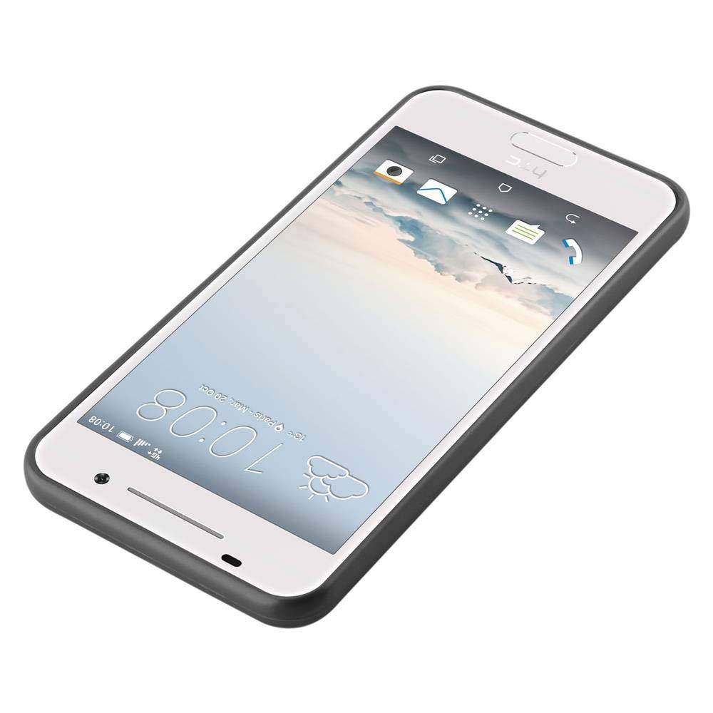 Cadorabo Schutzhülle für HTC ONE A9 Hülle in Grau Handyhülle TPU Silikon Etui Cover Case