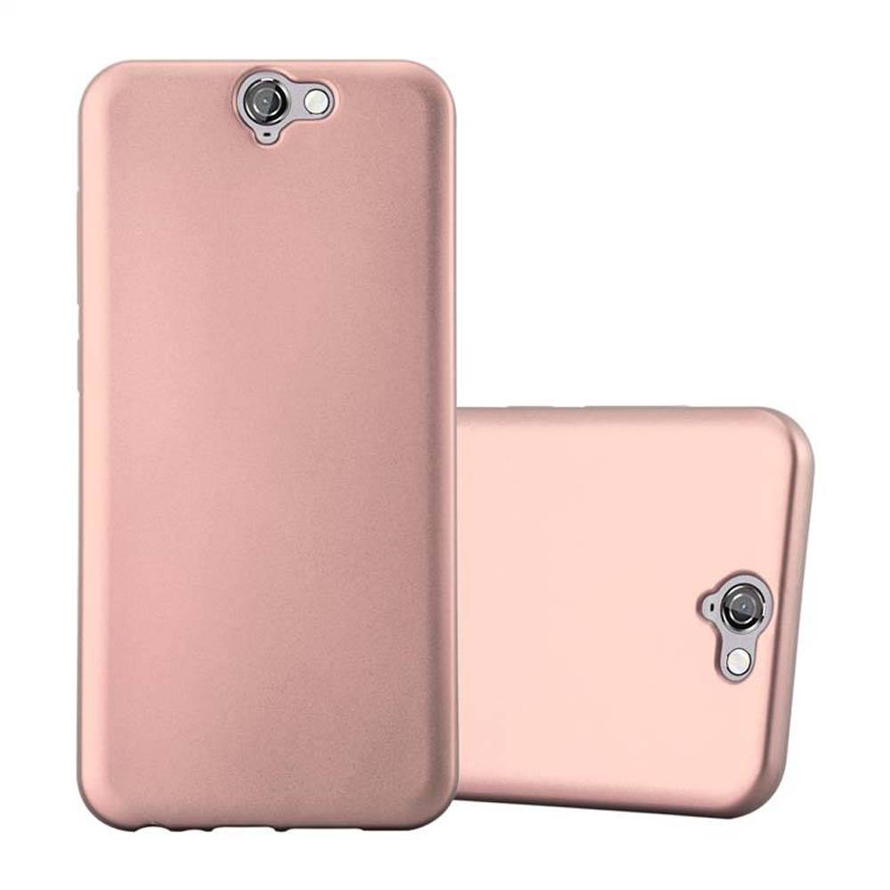 Cadorabo Schutzhülle für HTC ONE A9 Hülle in Rosa Handyhülle TPU Silikon Etui Cover Case