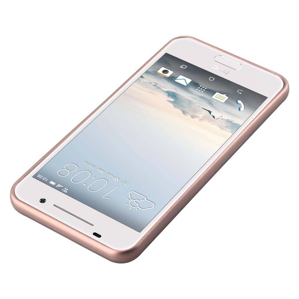 Cadorabo Schutzhülle für HTC ONE A9 Hülle in Rosa Handyhülle TPU Silikon Etui Cover Case