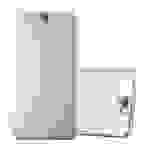 Cadorabo Schutzhülle für HTC ONE A9 Hülle in Silber Handyhülle TPU Silikon Etui Cover Case