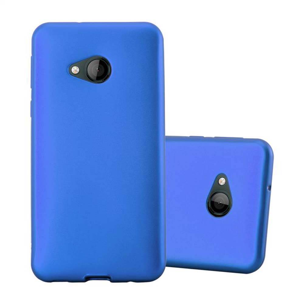 Cadorabo Schutzhülle für HTC U PLAY Hülle in Blau Handyhülle TPU Silikon Etui Cover Case