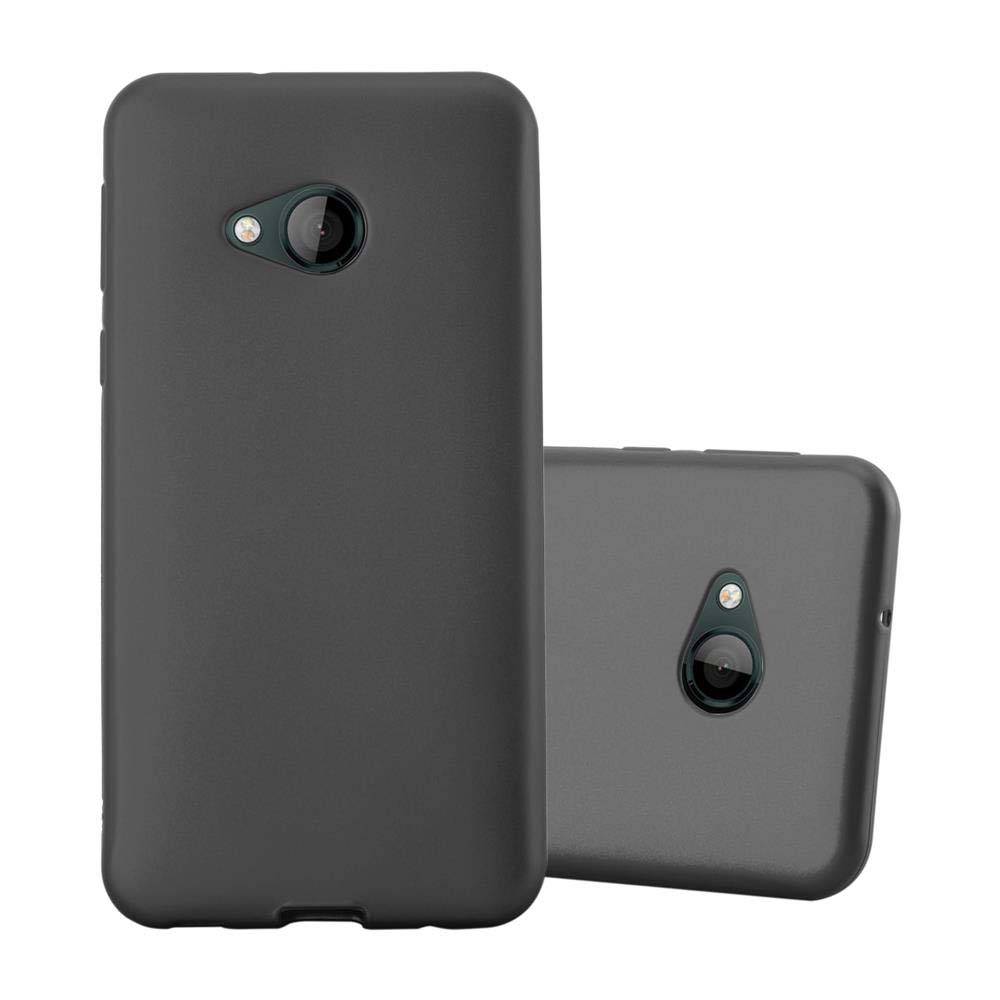 Cadorabo Schutzhülle für HTC U PLAY Hülle in Grau Handyhülle TPU Silikon Etui Cover Case
