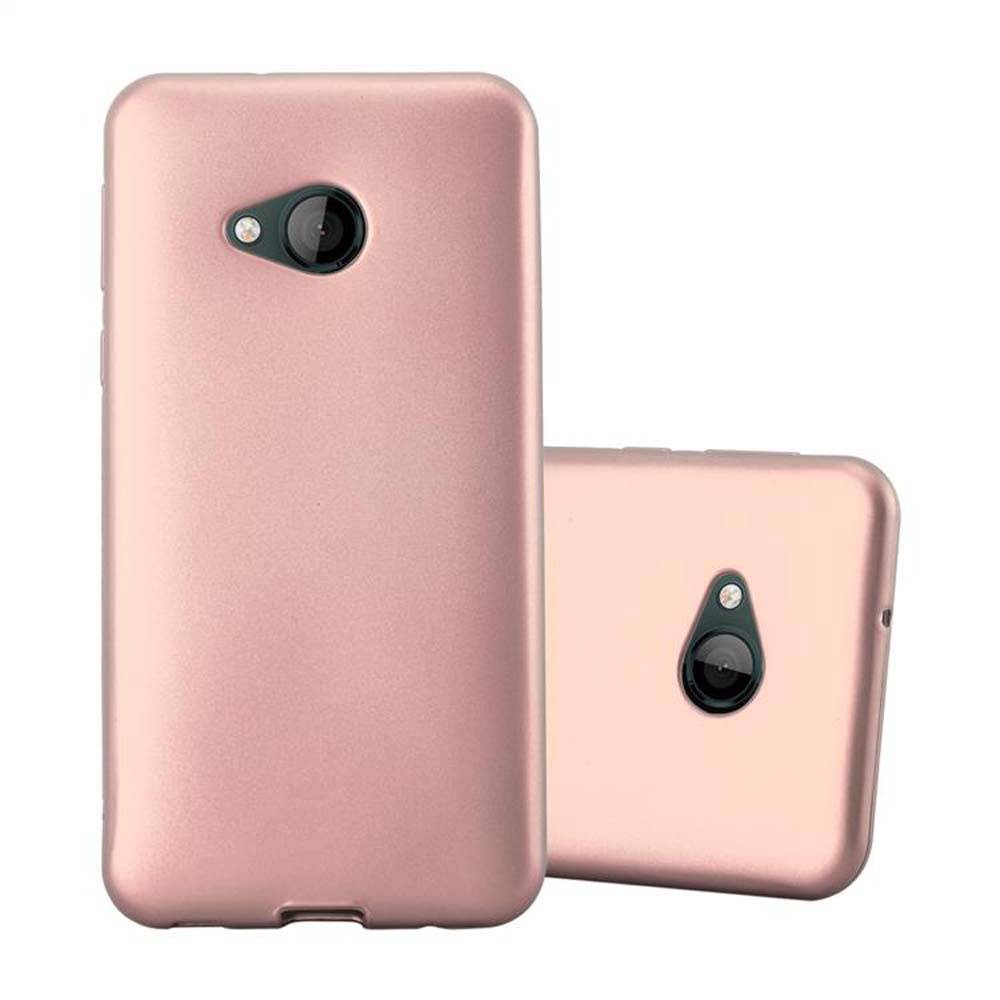 Cadorabo Schutzhülle für HTC U PLAY Hülle in Rosa Handyhülle TPU Silikon Etui Cover Case