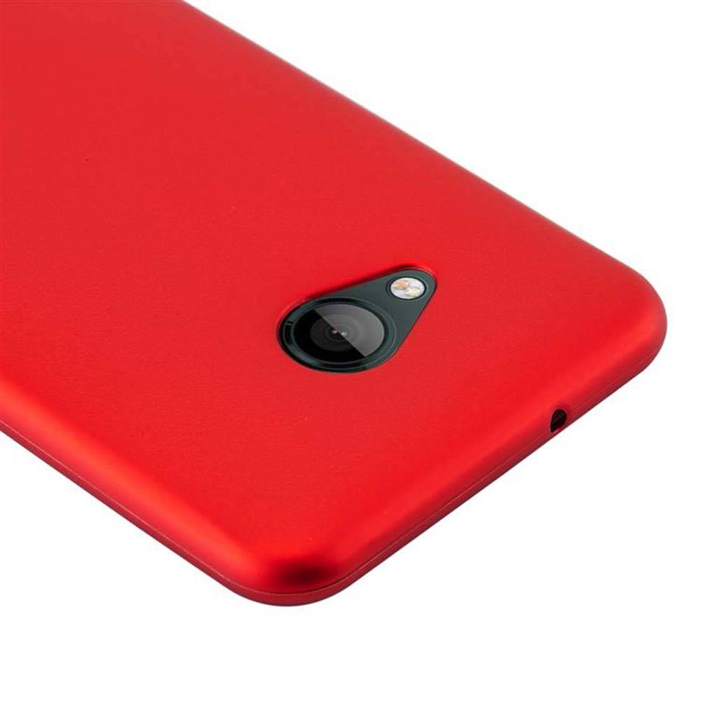 Cadorabo Schutzhülle für HTC U PLAY Hülle in Rot Handyhülle TPU Silikon Etui Cover Case