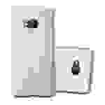 Cadorabo Schutzhülle für HTC U PLAY Hülle in Silber Handyhülle TPU Silikon Etui Cover Case