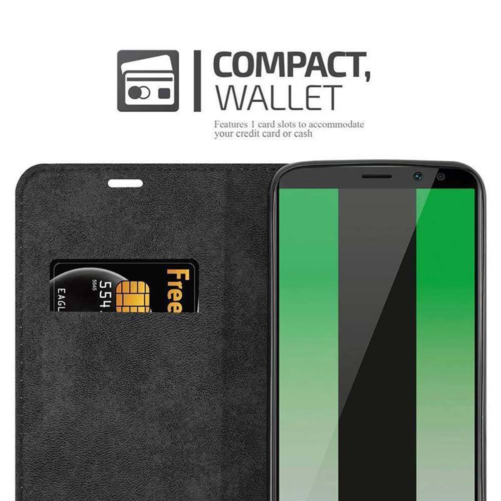 Cadorabo Hülle für Huawei MATE 10 LITE Schutz Hülle in Rot Handyhülle Etui Case Cover Magnetverschluss