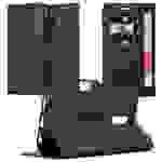 Cadorabo Hülle für Huawei MATE 10 LITE Schutz Hülle in Schwarz Handyhülle Etui Case Cover Magnetverschluss