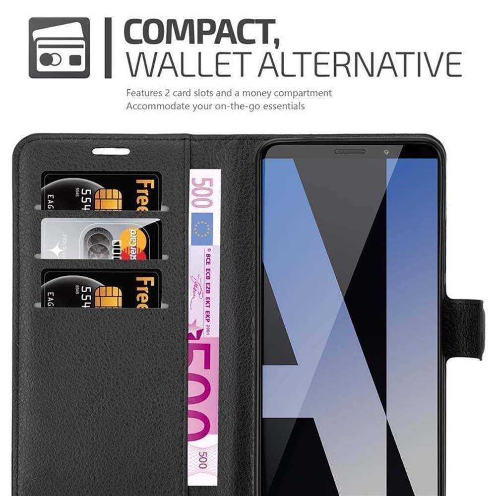 Cadorabo Hülle für Huawei MATE 10 PRO Schutz Hülle in Schwarz Handyhülle Etui Case Cover Magnetverschluss