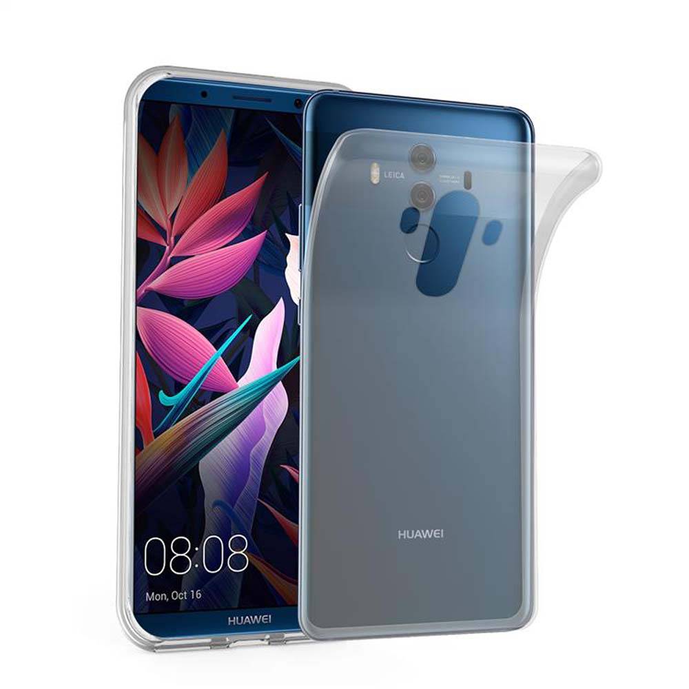 Cadorabo Hülle für Huawei MATE 10 PRO Schutz Hülle in Transparent Schutzhülle TPU Silikon Cover Etui Case