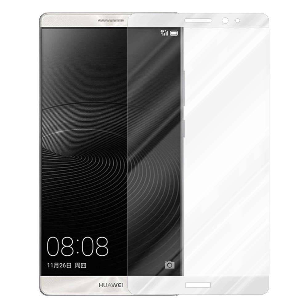 Cadorabo Panzerfolie für Huawei MATE 8 Schutzfolie in Weiß Vollbild Folie Tempered Display Schutzglas