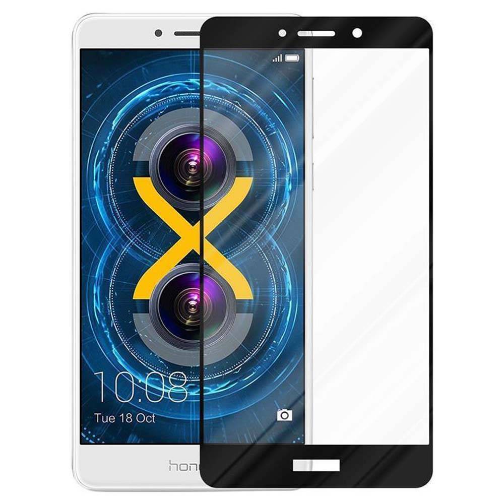 Cadorabo Panzerfolie für Huawei MATE 9 LITE / Honor 6X Schutzfolie in Schwarz Vollbild Folie Tempered Display Schutzglas