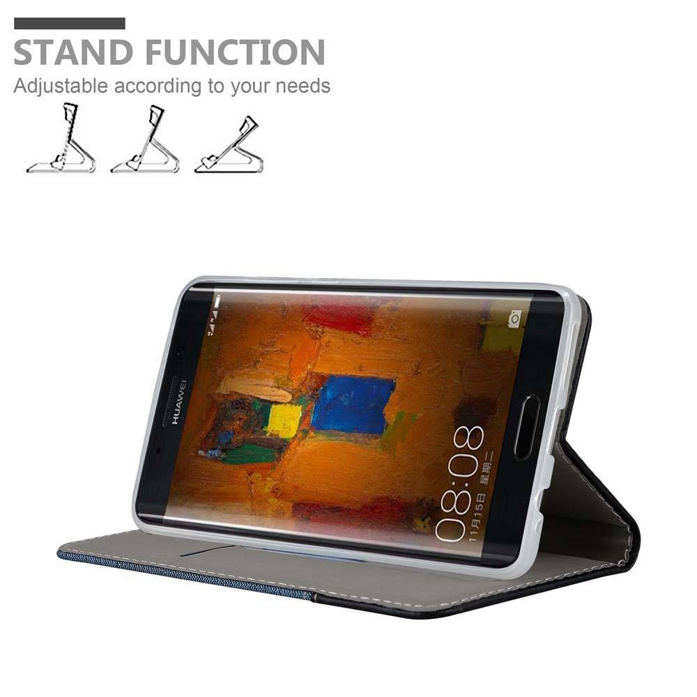 Cadorabo Hülle für Huawei MATE 9 PRO Schutzhülle in Blau Handy Hülle Etui Book Case Cover