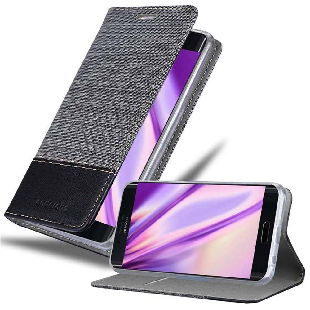 Cadorabo Hülle für Huawei MATE 9 PRO Schutzhülle in Grau Handy Hülle Etui Book Case Cover