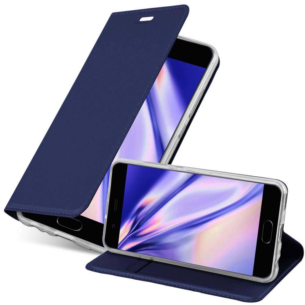 Cadorabo Handyhülle für Huawei P10 Schutz Hülle in Blau Cover Etui Book Case Booklet