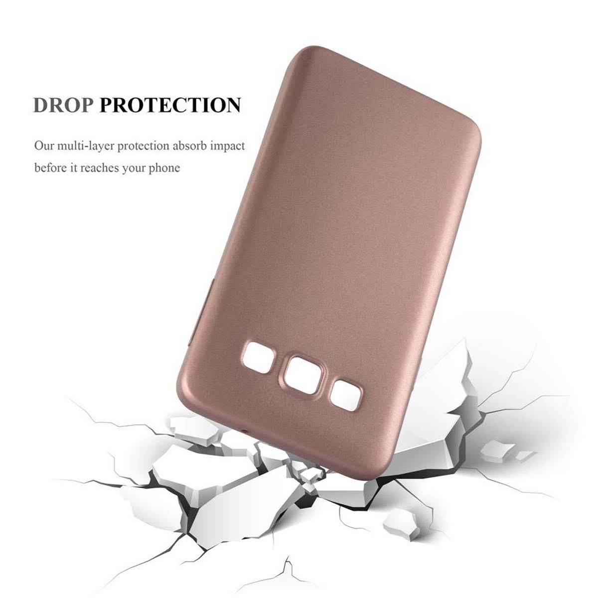 Cadorabo Schutzhülle für Samsung Galaxy A3 2015 Hülle in Rosa Handyhülle TPU Silikon Etui Cover Case