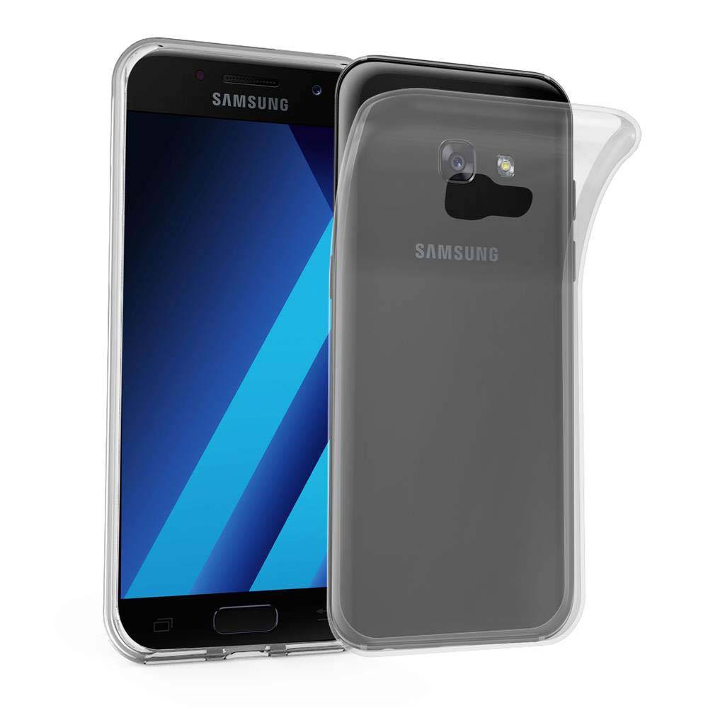 Cadorabo Hülle für Samsung Galaxy A7 2017 Schutz Hülle in Transparent Schutzhülle TPU Silikon Cover Etui Case