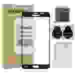 Cadorabo Panzerfolie für Samsung Galaxy J7 2016 Schutzfolie in Schwarz Vollbild Folie Tempered Display Schutzglas