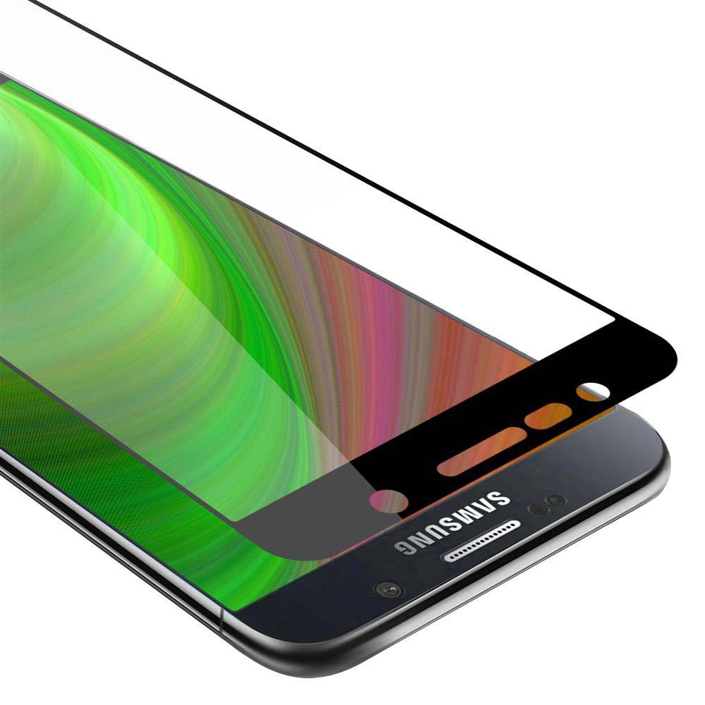 Cadorabo Panzerfolie für Samsung Galaxy NOTE 5 Schutzfolie in Schwarz Vollbild Folie Tempered Display Schutzglas