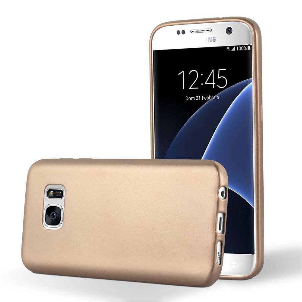 Cadorabo Schutzhülle für Samsung Galaxy S7 Hülle in Rosa Handyhülle TPU Silikon Etui Cover Case