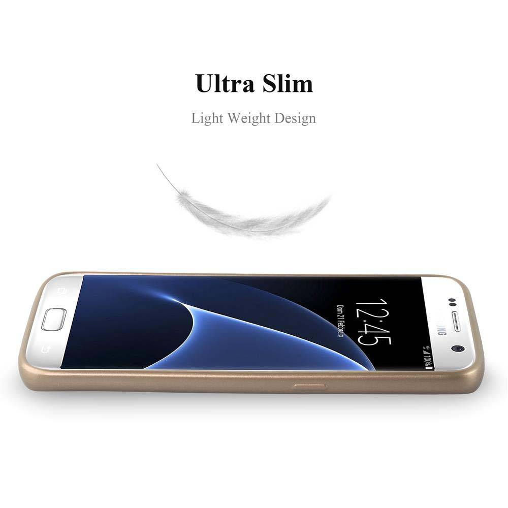 Cadorabo Schutzhülle für Samsung Galaxy S7 Hülle in Rosa Handyhülle TPU Silikon Etui Cover Case