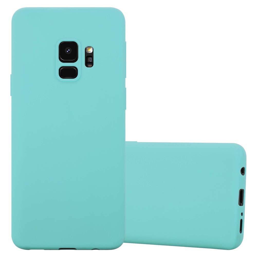 Cadorabo Hülle für Samsung Galaxy S9 Schutzhülle in Blau Handyhülle TPU Silikon Etui Case Cover