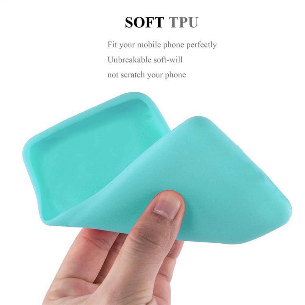 Cadorabo Hülle für Samsung Galaxy S9 Schutzhülle in Blau Handyhülle TPU Silikon Etui Case Cover