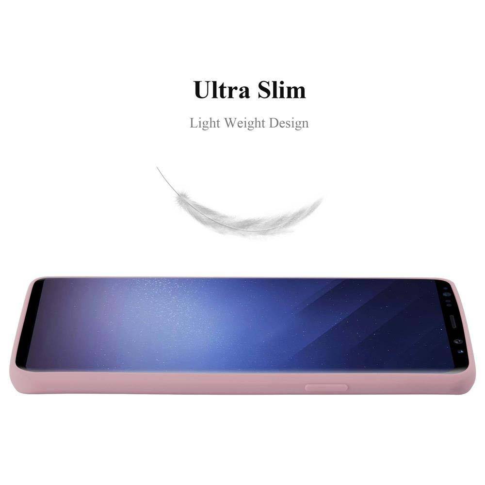 Cadorabo Hülle für Samsung Galaxy S9 Schutzhülle in Rosa Handyhülle TPU Silikon Etui Case Cover