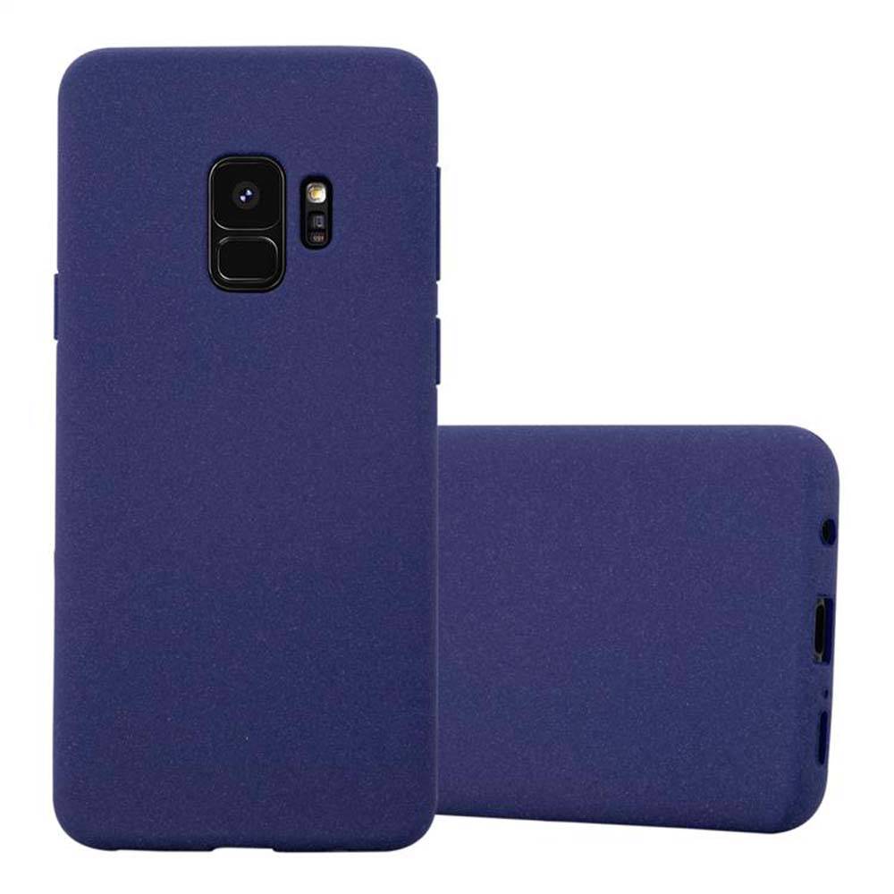 Cadorabo Schutzhülle für Samsung Galaxy S9 Hülle in Blau Handyhülle TPU Etui Cover Case