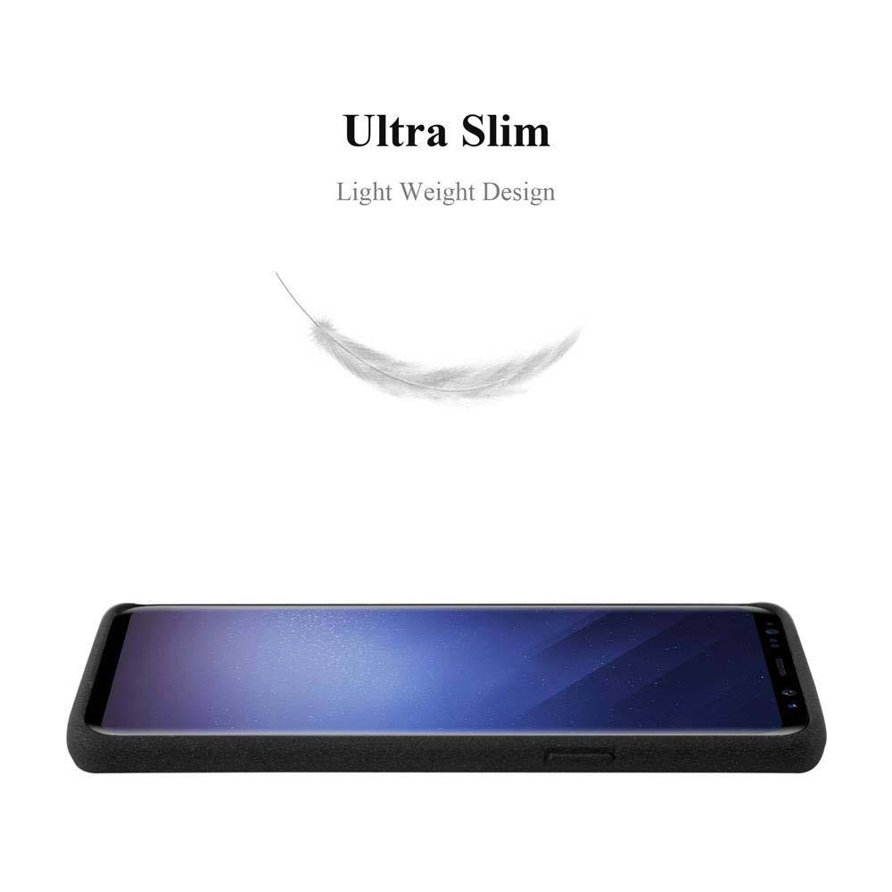 Cadorabo Schutzhülle für Samsung Galaxy S9 Hülle in Schwarz Handyhülle TPU Etui Cover Case