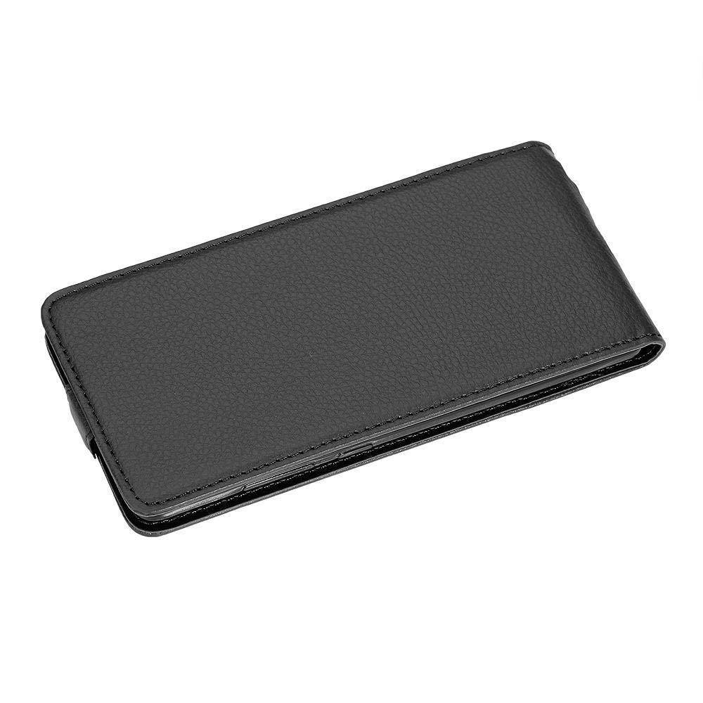 Cadorabo Schutzhülle für Huawei P10 PLUS Hülle in Schwarz Flip Etui Handyhülle Case Cover Kunstleder