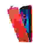 Cadorabo Schutzhülle für Huawei P20 Hülle in Rot Flip Etui Handyhülle Case Cover Kunstleder