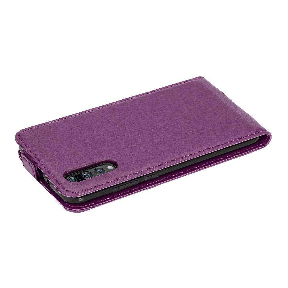 Cadorabo Schutzhülle für Huawei P20 PRO / P20 PLUS Hülle in Lila Flip Etui Handyhülle Case Cover Kunstleder