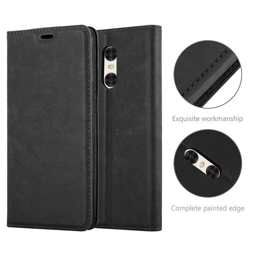 Cadorabo Hülle für Xiaomi RedMi PRO Schutz Hülle in Schwarz Handyhülle Etui Case Cover Magnetverschluss