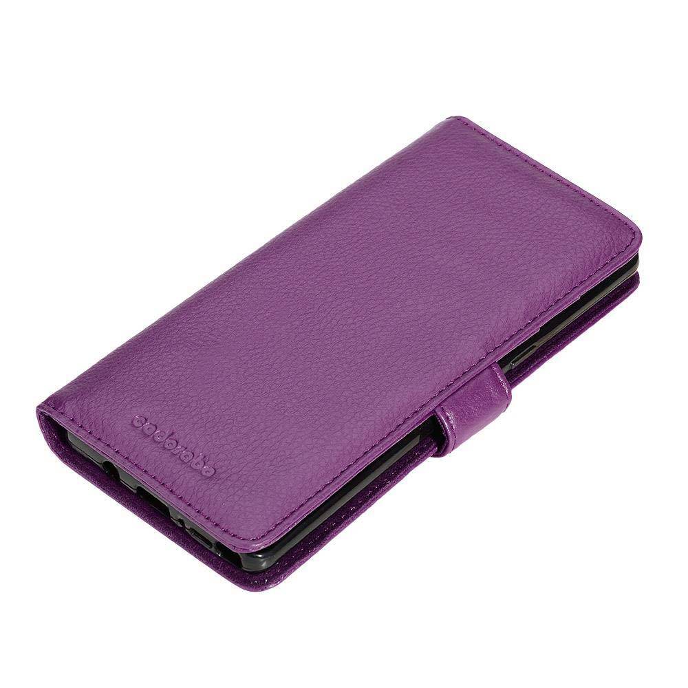 Cadorabo Hülle für Samsung Galaxy NOTE 8 in Lila Backcover Handy Schutz Hülle Book Case Booklet Kartenfächer