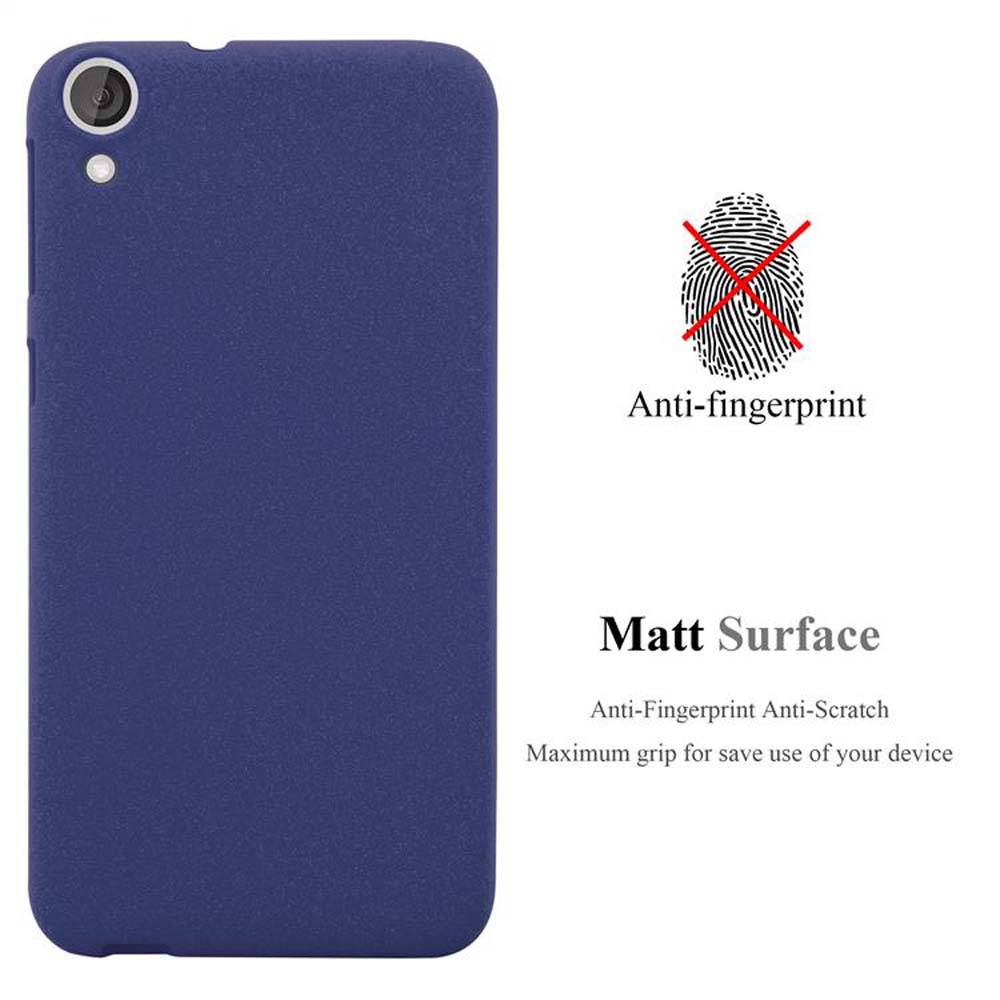Cadorabo Schutzhülle für HTC Desire 820 Hülle in Blau Handyhülle TPU Etui Cover Case
