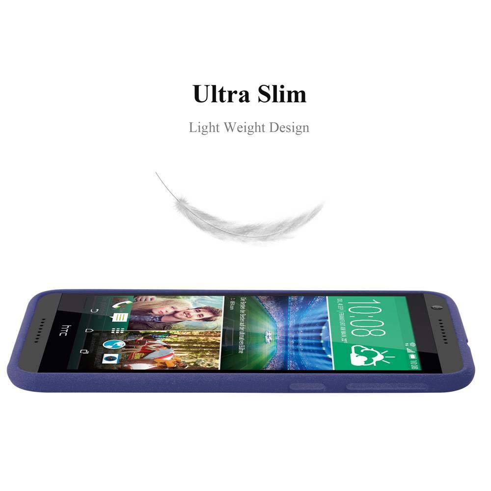 Cadorabo Schutzhülle für HTC Desire 820 Hülle in Blau Handyhülle TPU Etui Cover Case