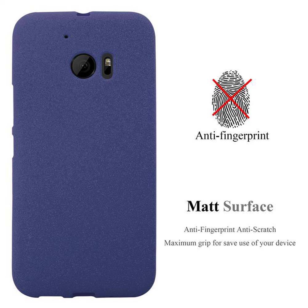 Cadorabo Schutzhülle für HTC ONE M10 Hülle in Blau Handyhülle TPU Etui Cover Case