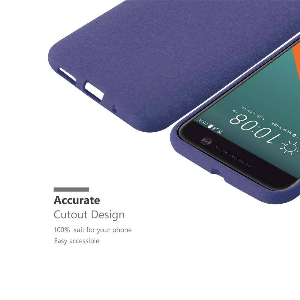Cadorabo Schutzhülle für HTC ONE M10 Hülle in Blau Handyhülle TPU Etui Cover Case