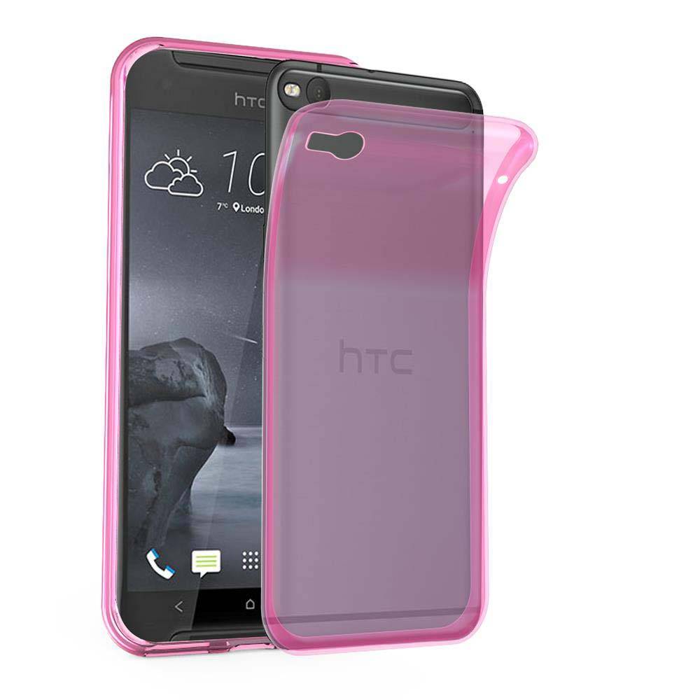 Cadorabo Hülle für HTC ONE X9 Schutz Hülle in Pink Schutzhülle TPU Silikon Cover Etui Case
