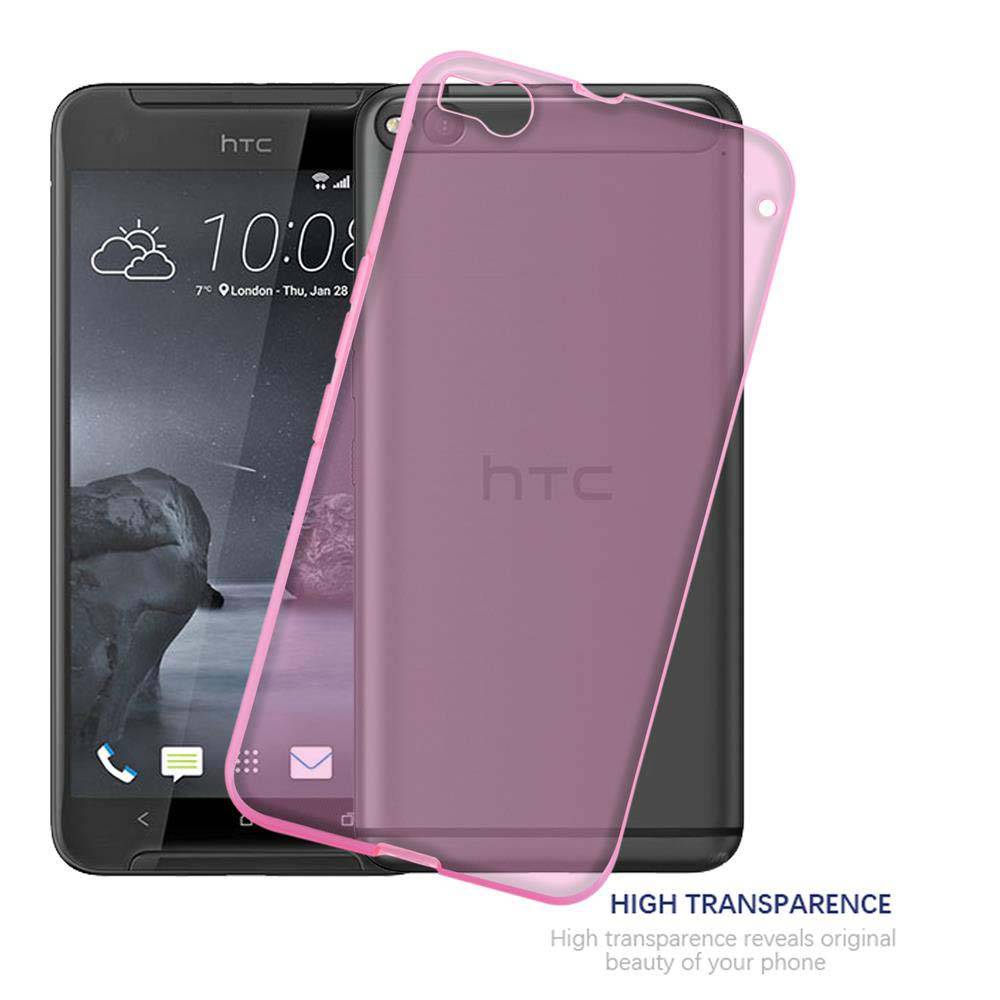 Cadorabo Hülle für HTC ONE X9 Schutz Hülle in Pink Schutzhülle TPU Silikon Cover Etui Case