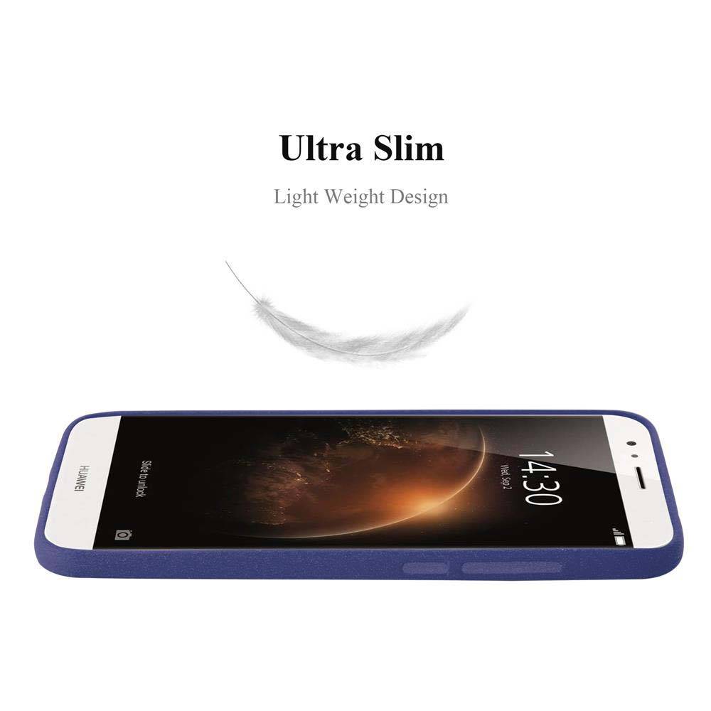 Cadorabo Schutzhülle für Huawei ASCEND G7 PLUS / G8 / GX8 Hülle in Blau Handyhülle TPU Etui Cover Case
